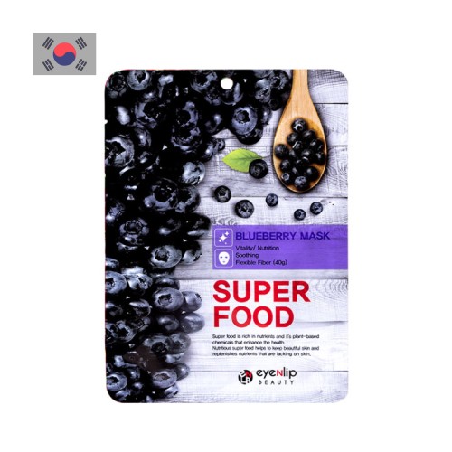 ماسك سوبر فود بالتوت الأزرق لتغذية البشرة ومحاربة...