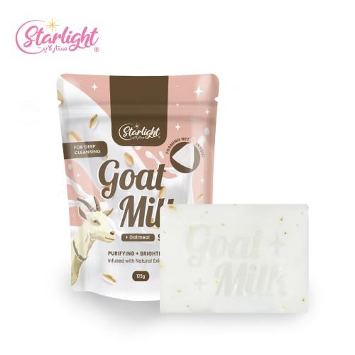 ستارلايت صابونة حليب الماعز والشوفان لتنقية وتقشير...
