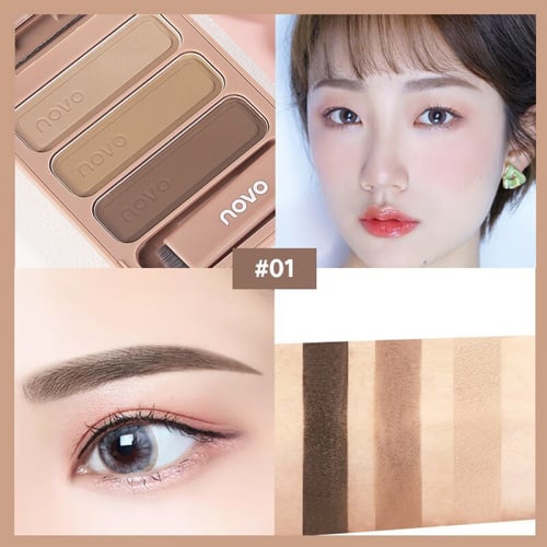 بودرة الحواجب الثلاثية مقاومة للماء من نوفو