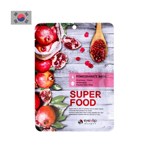 ماسك سوبر فود بالرمان لتفتيح وتعزيز مرونة البشرة م...