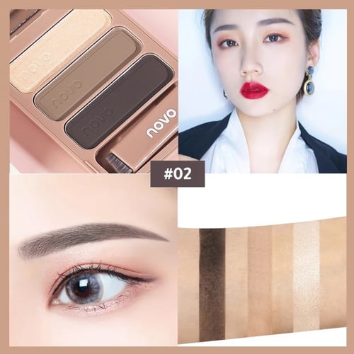 بودرة الحواجب الثلاثية مقاومة للماء من نوفو