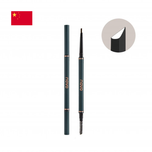 قلم مثلث رفيع لرسم وتحديد الحواجب مقاوم للماء من ن...