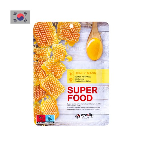 ماسك سوبر فود بالعسل لتغذية وترطيب البشرة من اينلي...
