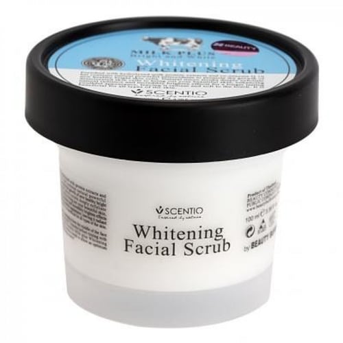 مقشر الوجه بالحليب للتبييض مع مساعد الإنزيم Q10 من...