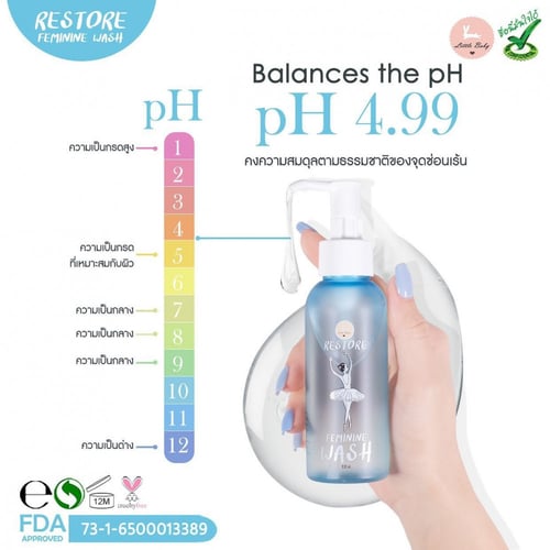 غسول ريستور فيمينين النسائي من ليتل بيبي - 100 مل