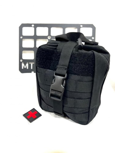 Black Molle Bag (L) 21x16 cm