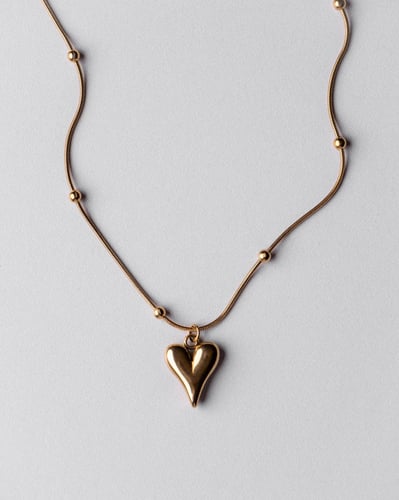 قلادة مقام مطلية بالذهب عيار 18- قطعة واحدة