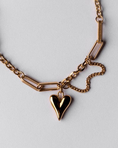 إسوارة مقام مطلية بالذهب عيار 18- قطعة واحدة