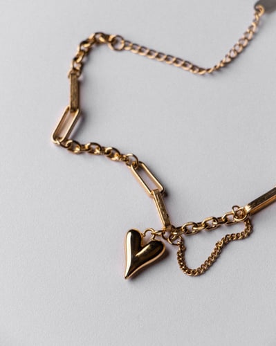 إسوارة مقام مطلية بالذهب عيار 18- قطعة واحدة