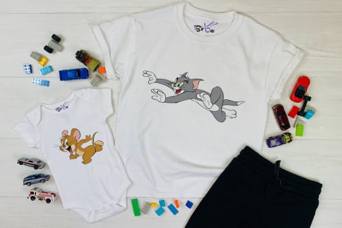 تيشيرت توم و جيري - الاخ الكبير والاخ الصغير