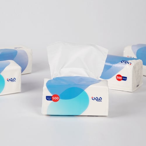 مجموعة مناديل 500 الناعمة + 6 رول ماكس 150 متر