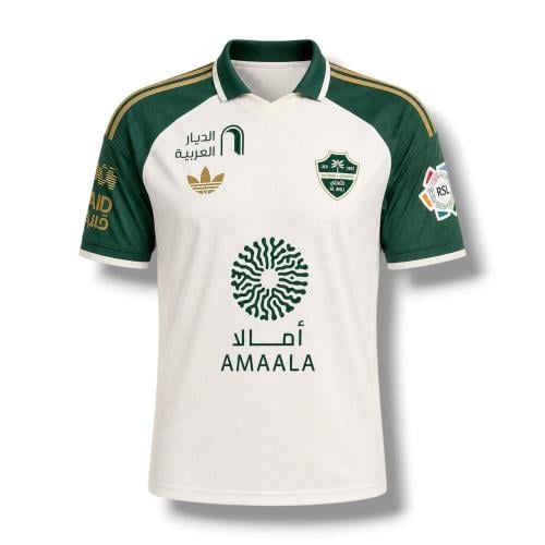 تيشيرت الاهلي السعودي الجديد أبيض لموسم 2026 2027