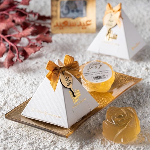 توزيعات ميني صابون 10 حبة (أبيض)