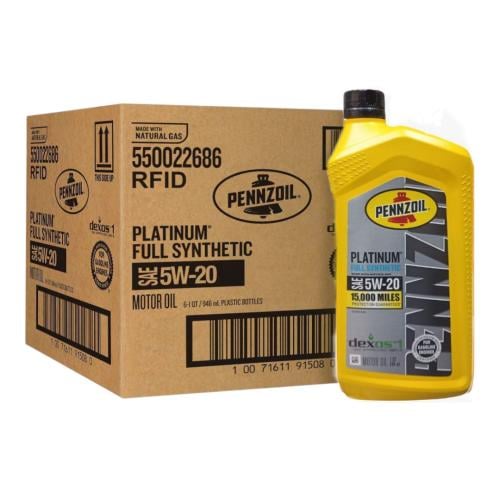 زيت محرك بنزويل 5W20 كرتون 6 حبة