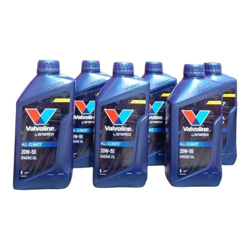 زيت محرك فالفولين 20W50 عدد 6 علب