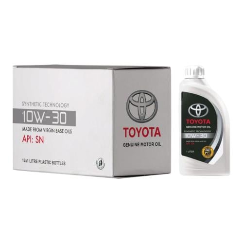 زيت محرك نصف تخليقي تويوتا 10W30 كرتون 12 علبة