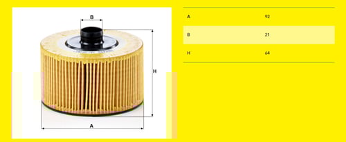 فلتر زيت مرسيدس A2811800210 رينو 152095084R1 مان ف...