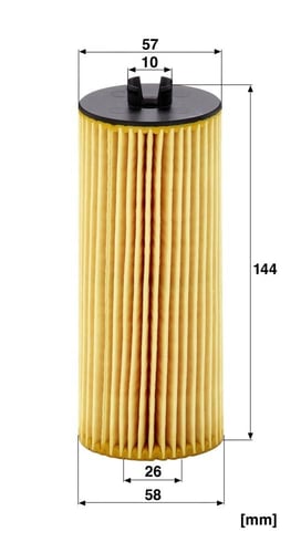 فلتر زيت مرسيدس A2781800009 مان فلتر MANN Filter H...