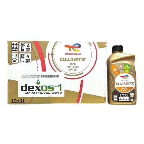 زيت محرك توتال 5W30 كرتون 12 حبة