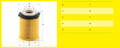 فلتر زيت مرسيدس A2701800109 مان فلتر MANN Filter H...