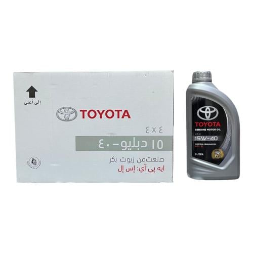 زيت محرك تويوتا 15W40 كرتون 12 حبة