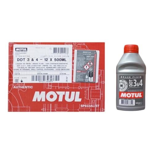 زيت بريك موتول Dot 3&4 500ML كرتون 12 علبة