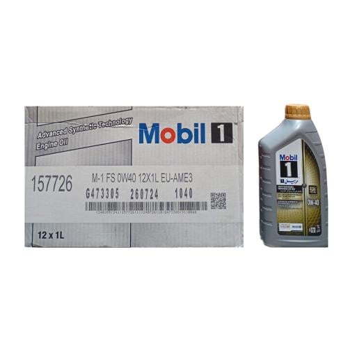 زيت محرك موبيل 0W40 كرتون 12 علبة