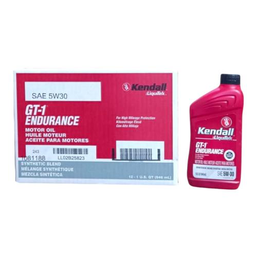 زيت محرك كيندال نصف تخليقي Kendall 5W30 كرتون 12 ع...
