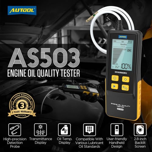 جهاز فحص زيت المحرك اوتول AUTOOL AS503
