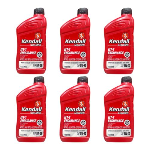 زيت محرك كيندال نصف تخليقي Kendall 5W20 عدد 6 علبة