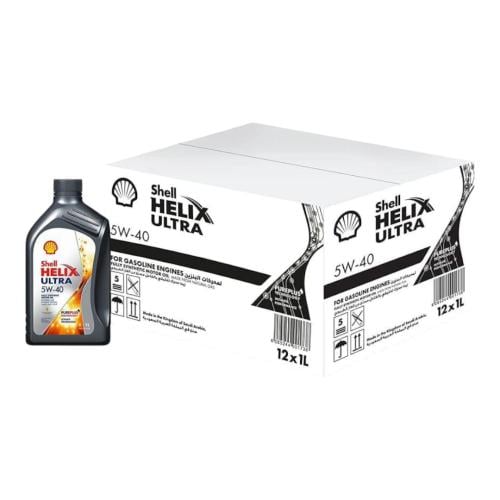 زيت محرك شل 5W40 كرتون 12 حبة