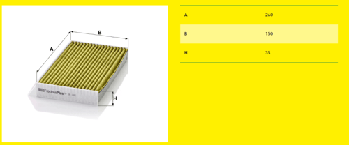 فلتر مكيف مان فلتر MANN Filter FP26005