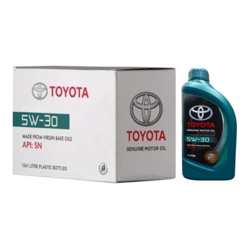 زيت محرك تويوتا 5W30 اصلي كرتون 12 علبة