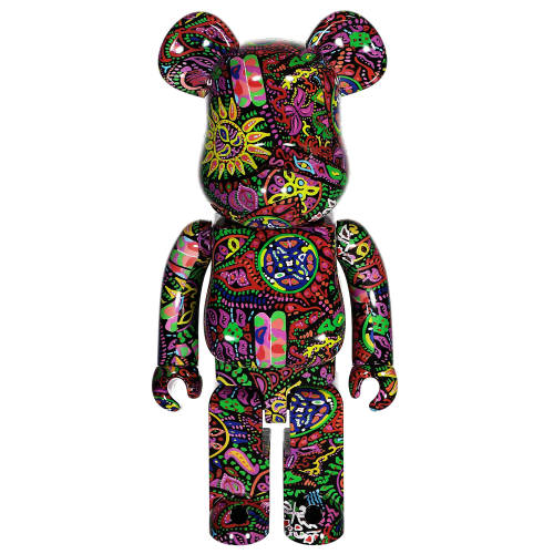 Bearbrick Psychedelic Paisley 1000%