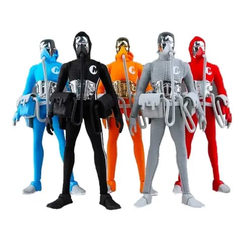 3A: Microman Croman String Divers 1/12 Scale Actio...