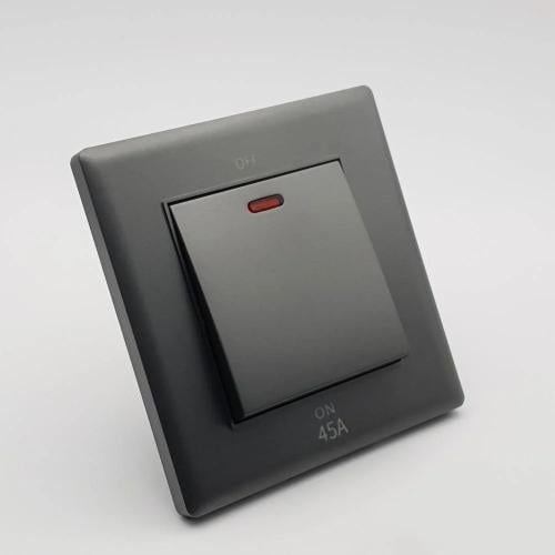 مفتاح مكيف اسود 7x7