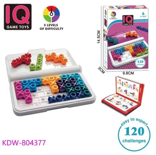 iQ21-2 لعبة التحدي والذكاء 120 لغز اكس او