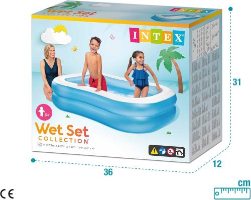 57180 مسبح INTEX Wet Set العائلي. بتصميمه الواسع و...