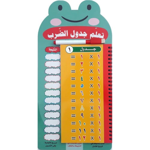 80047 تعليم جدول الضرب سبورة