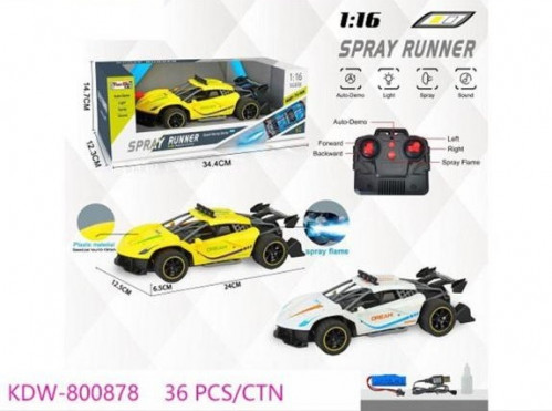 800878 سيارة ريموت بخار ماء سباق شحن USB