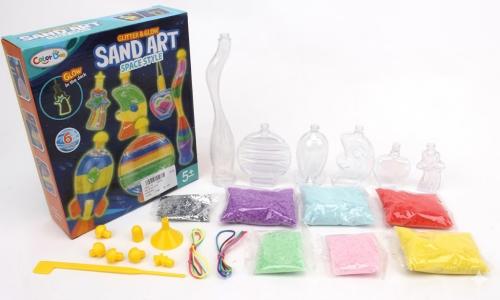 5838-132 ارسم بالفضاء والرمال.. مجموعة Sand Art لع...