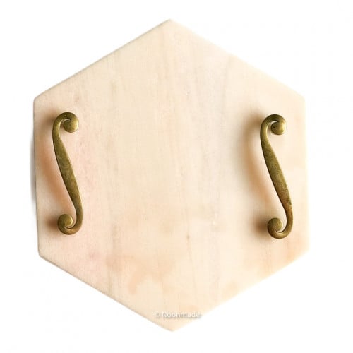 صحن رخام سداسي 5