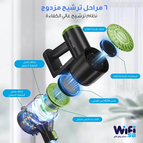 المكنسة الكهربائية اللاسلكية