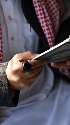 خاتم التسبيح الذكي - ألمنيوم