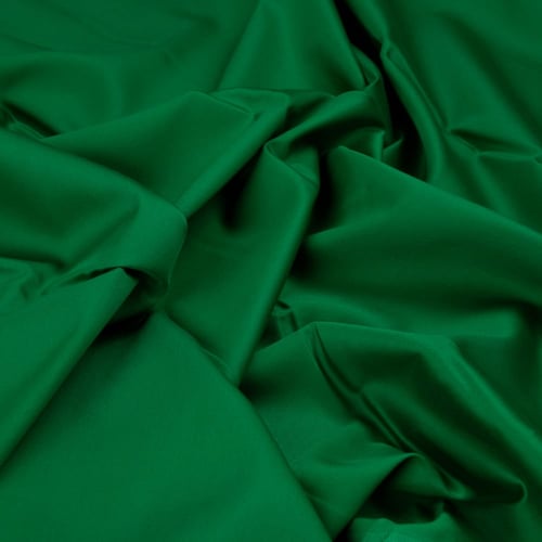 قماش قطن حرير هندي - أخضر