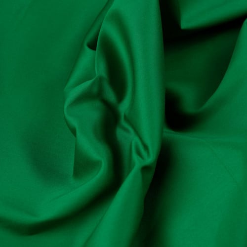 قماش قطن حرير هندي - أخضر