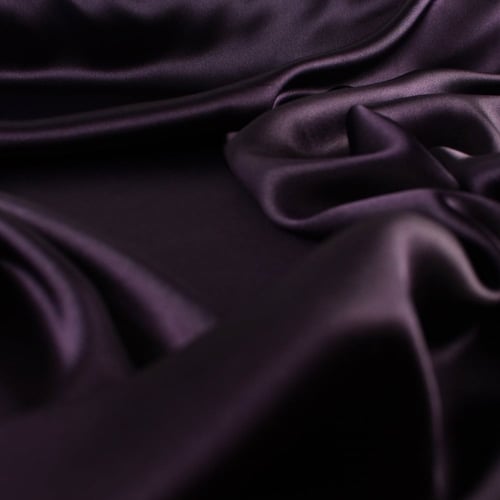 قماش حرير ستان أندنوسي ليلكي غامق