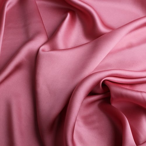 قماش حرير طبيعي كوري وردي هادي