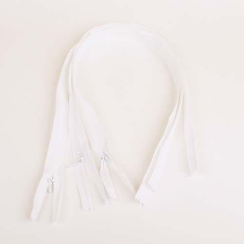 سحاب مخفي أبيض ماركة ykk