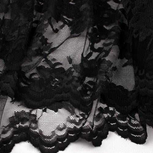 قماش دانتيل أسود